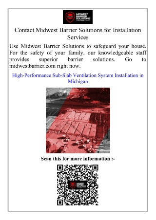 Contact Midwest Barrier Solutions for Installation Services