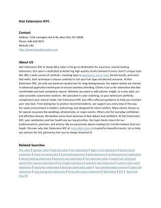 Haіr Extensions NΥC