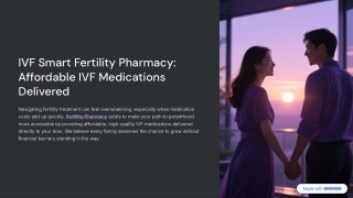 The Role of Fertility Pharmacies in Modern Reproductive Treatment