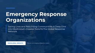 Leading Emergency Response Organizations Providing Relief