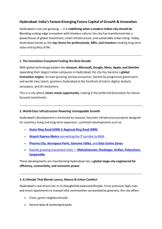 Villas in Hyderabad | Villas for Sale in Hyderabad