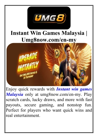 Instant Win Games Malaysia Umg8now com