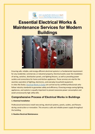 Essential Electrical Works