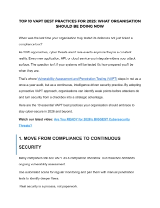 TOP 10 VAPT BEST PRACTICES FOR 2025_ WHAT ORGANISATION SHOULD BE DOING NOW (1)