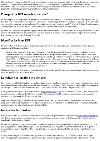 Mesurer le succès: KPI essentiels après mise en œuvre d’une stratégie dédiée!