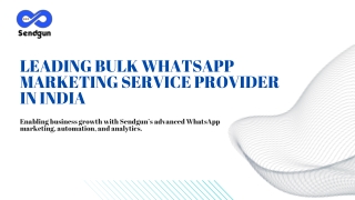 Leading Bulk WhatsApp Marketing Service Provider in India