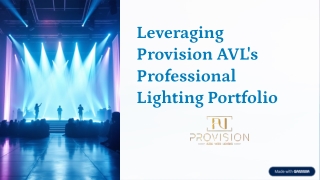 Provision-AVL-Professional-Lighting-Portfolio