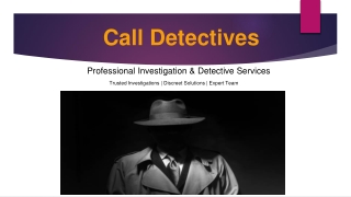 Call Detectives Presentation3