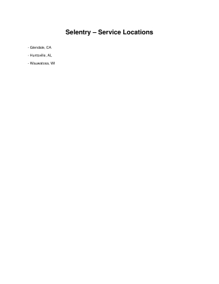 SELENTRY Luxury Furnished Monthly Rentals for Business, Medical & Leisure Travel