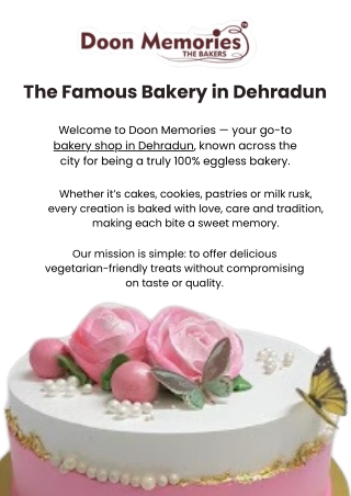Doon Memories  The Famous Bakery in Dehradun