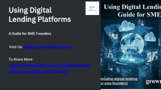 Using Digital Lending Platforms A Simple Guide for SME Founders