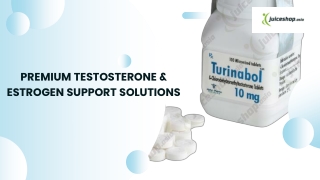 Premium Testosterone & Estrogen Support Solutions