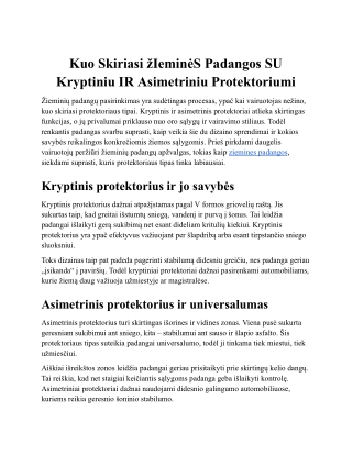 Žieminės padangos – ramybės ir kontrolės derinys