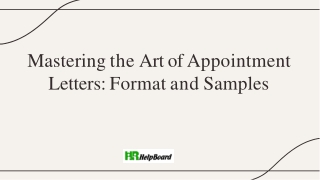 Appointment Letter Format in Word