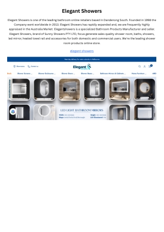 Elegant ShowersElegant ShowersElegant ShowersElegant ShowersElegant ShowersElega