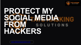 Secure Your Social Media from Hackers How to Secure and Recover Your Online Identity