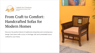 Comfort & Craft: Sofas & Loungers for Stylish Living Spaces