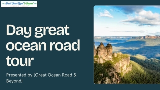 Day great ocean road tour-