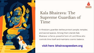 Difference Between Kala Bhairava and Other Guardian Deities