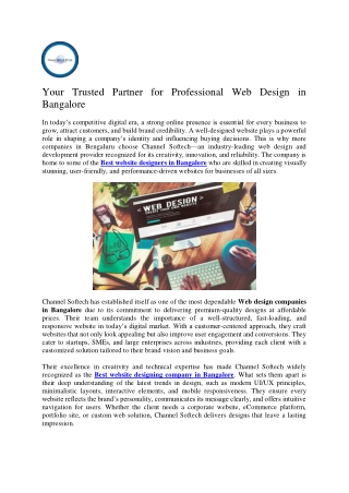 Your Trusted Partner for Professional Web Design in Bangalore (1)