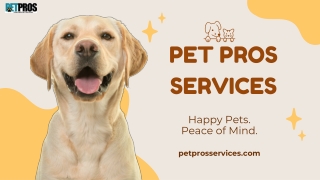 Pet Pros Services — Your One‑Stop Solution for Safe Pet Transport & Care