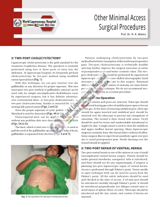 Other Minimal Access Surgical Procedures