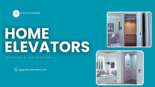 Home Elevators – Designed for Comfortable Vertical Mobility