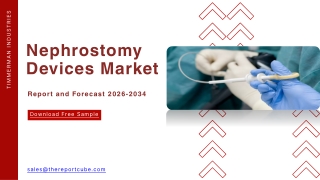 Nephrostomy Devices Market Size, Share & Growth Forecast to 2034