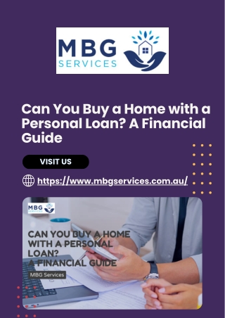 Can You Buy a Home with a Personal Loan A Financial Guide