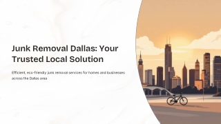 Trusted & Eco-Friendly Junk Removal in Dallas
