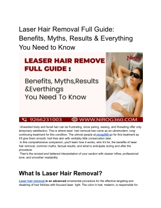 Laser Hair Removal Full Guide_ Benefits, Myths, Results & Everything You Need to Know