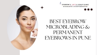 Best Eyebrow Microblading & Permanent Eyebrows in Pune