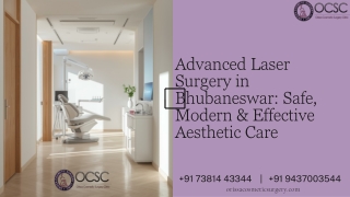 Advanced Laser Surgery in Bhubaneswar Safe, Modern & Effective Aesthetic Care