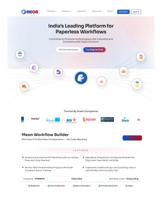 Meon – Your Complete Digital Workflow Platform
