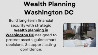 Wealth Planning Washington DC