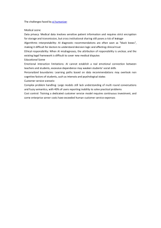The challenges faced by ai humanizer