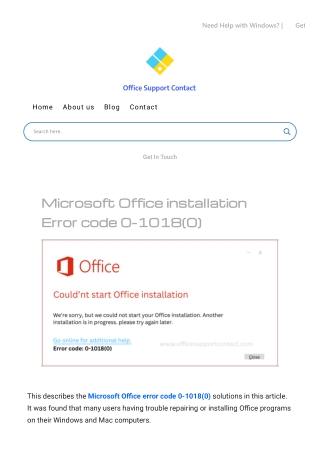 Windows Update Error Code 80072fod