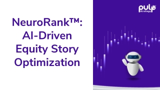 NeuroRank™: AI-Driven Equity Story Optimization