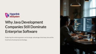 Why Java Development Companies Still Dominate Enterprise Software