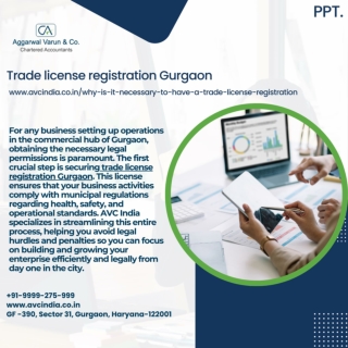 The Legal Advantages of Securing Trade License Registration Gurgaon Early On