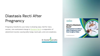 Diastasis Recti & Abdominal Wall Weakness Explained