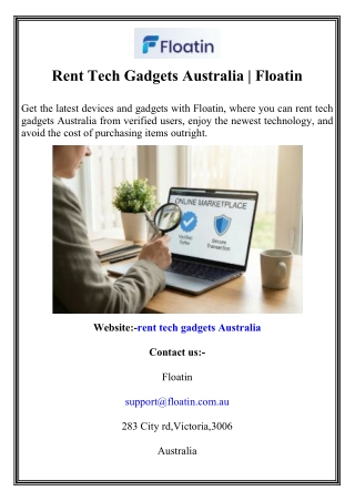 Rent Tech Gadgets Australia  Floatin
