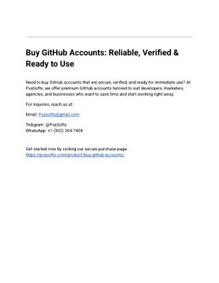 Meta Title_ Buy GitHub Accounts - Trusted & Secure _ PvaSofts