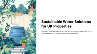 What Are Garden Water Tanks UK and How Can They Benefit Your Home?