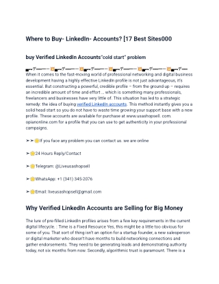 Where to Buy- LinkedIn- Accounts_ [17 Best Sites000