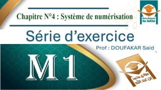 Exercice Numérisation