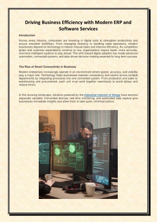 Affordable Software Services for Small Business