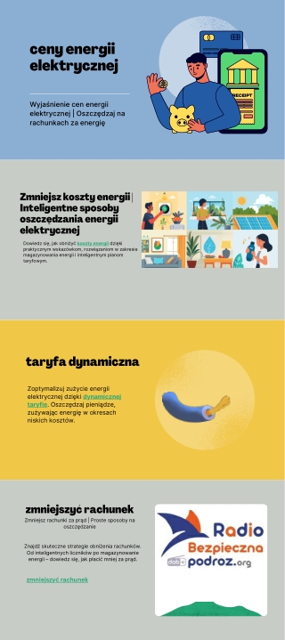 Wyjaśnienie cen energii elektrycznej  Oszczędzaj na rachunkach za energię