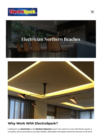 Residential Electrician Northern Beaches