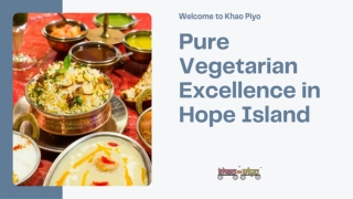Exceptional Pure Vegetarian Catering Service in Hope Island by Khao Piyo
